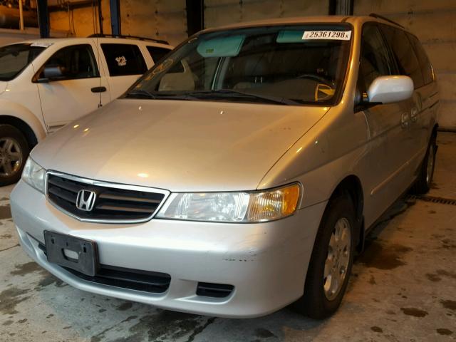 5FNRL18083B151635 - 2003 HONDA ODYSSEY EX SILVER photo 2