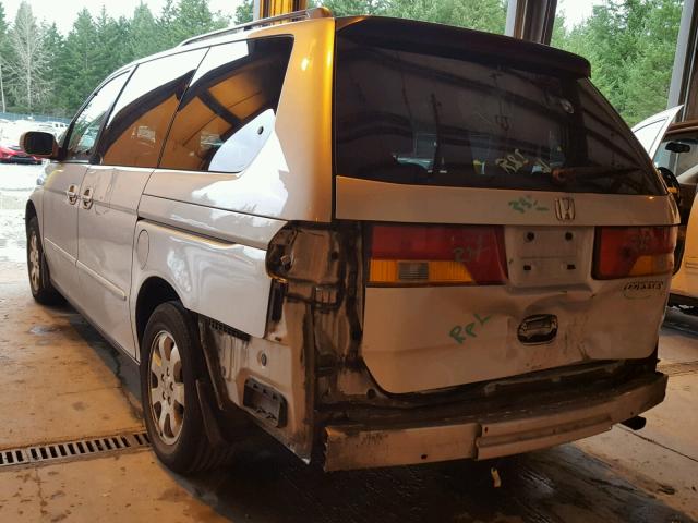 5FNRL18083B151635 - 2003 HONDA ODYSSEY EX SILVER photo 3