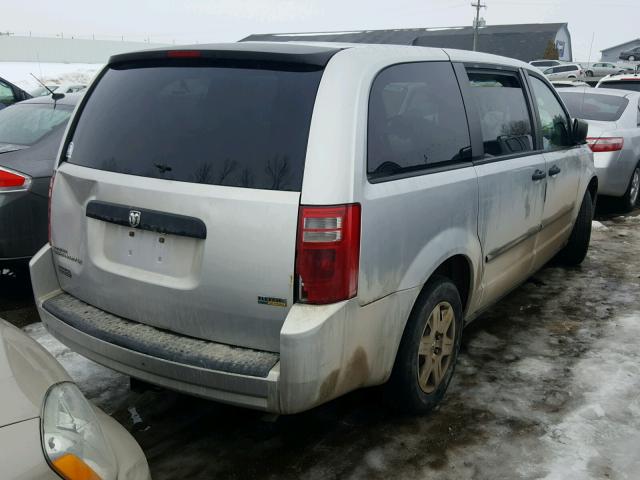 1D8HN44H98B171424 - 2008 DODGE GRAND CARA GRAY photo 4