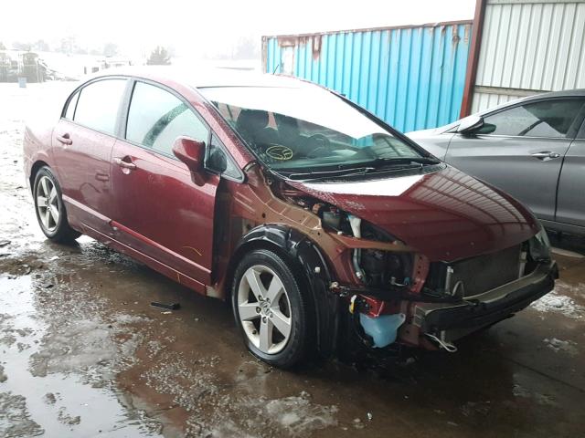 2HGFA1F65AH548261 - 2010 HONDA CIVIC RED photo 1