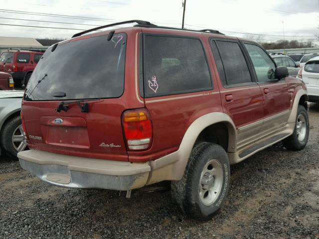 1FMZU35P3WZB92078 - 1998 FORD EXPLORER MAROON photo 4