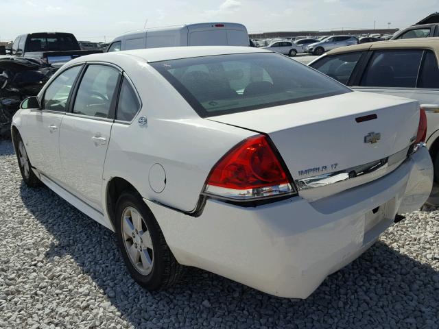 2G1WT57K191293505 - 2009 CHEVROLET IMPALA 1LT WHITE photo 3