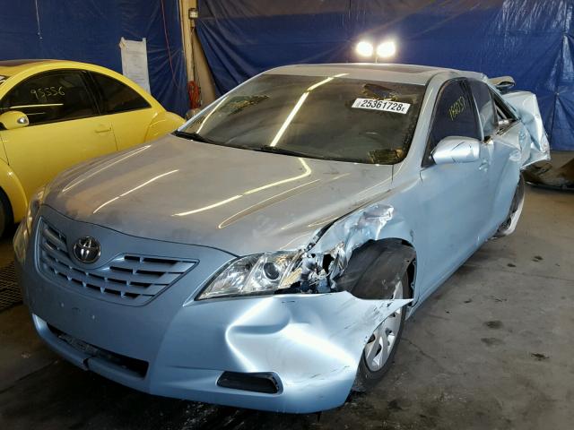 JTNBE46K673034748 - 2007 TOYOTA CAMRY NEW BLUE photo 2