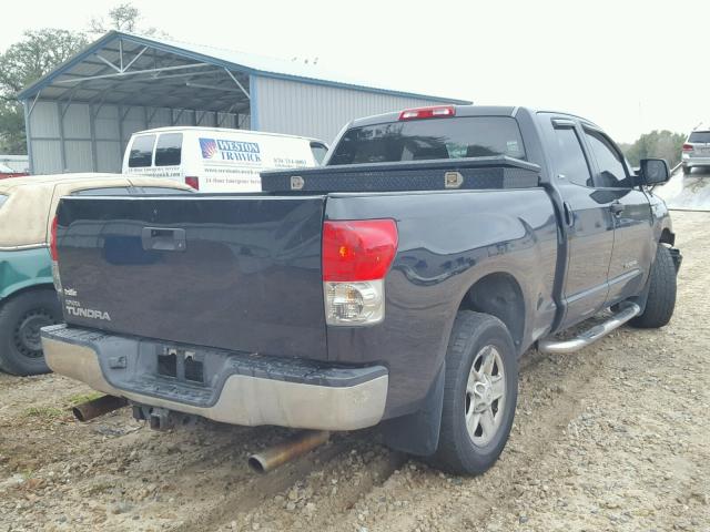 5TFRT541X7X014455 - 2007 TOYOTA TUNDRA DOU BLACK photo 4