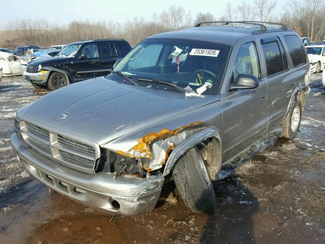 1B4HS28N61F588085 - 2001 DODGE DURANGO TAN photo 2