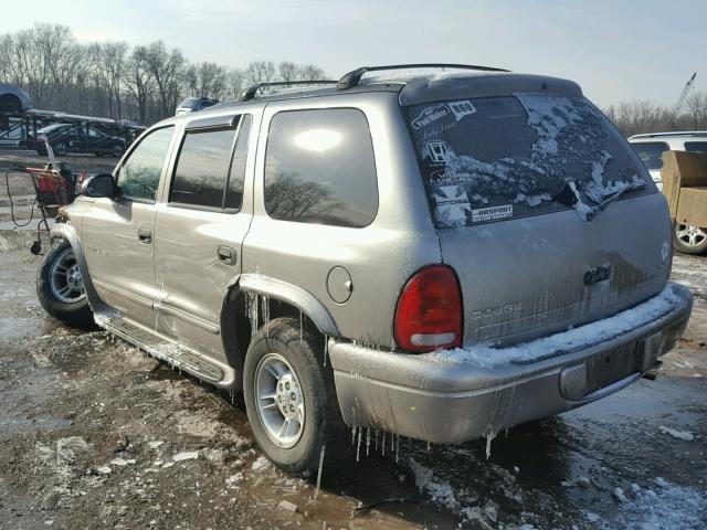 1B4HS28N61F588085 - 2001 DODGE DURANGO TAN photo 3