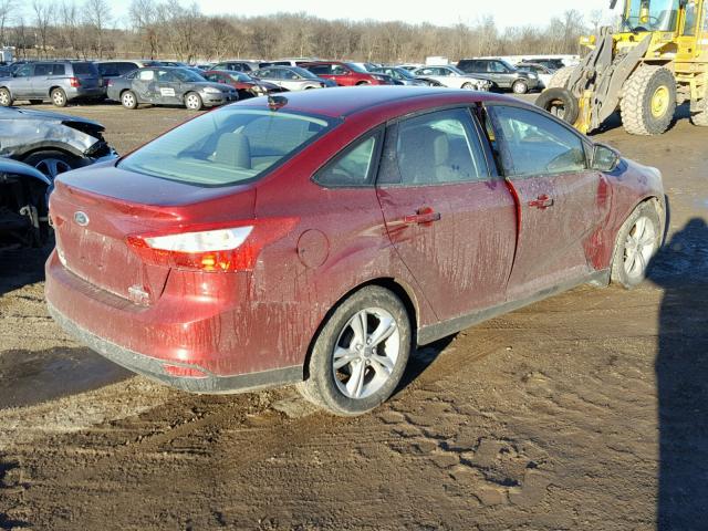1FADP3F25DL182053 - 2013 FORD FOCUS SE RED photo 4