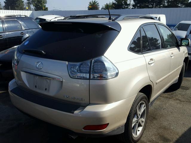 JTJHW31U160033082 - 2006 LEXUS RX 400 GOLD photo 4