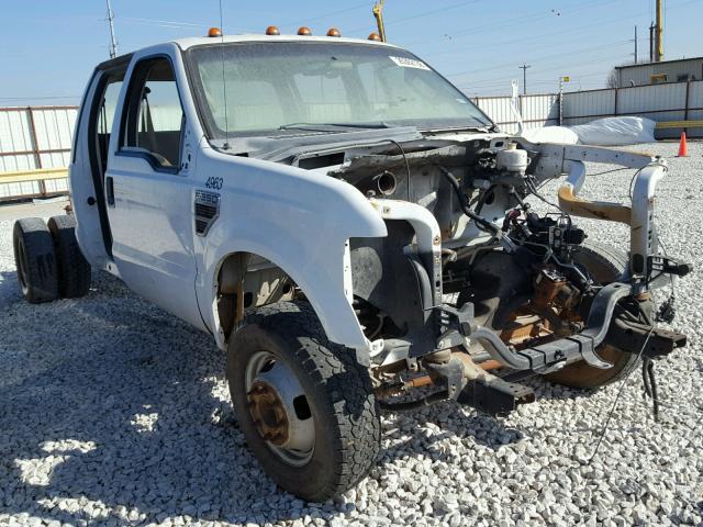 1FDWW36R78EC14963 - 2008 FORD F350 SUPER WHITE photo 1