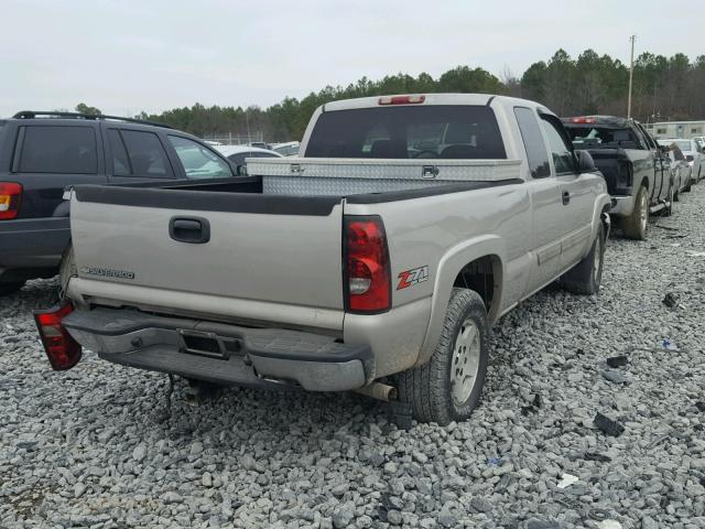 1GCEK19Z47Z125516 - 2007 CHEVROLET SILVERADO TAN photo 4