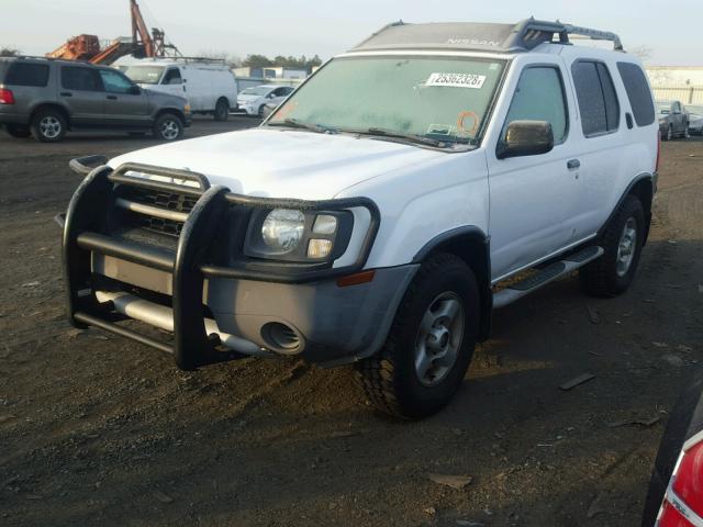 5N1ED28YX2C544437 - 2002 NISSAN XTERRA XE WHITE photo 2