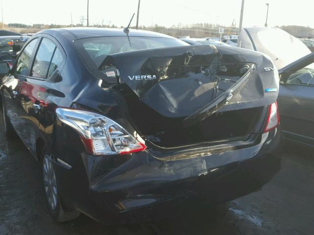 3N1CN7AP8CL942925 - 2012 NISSAN VERSA S BLACK photo 9