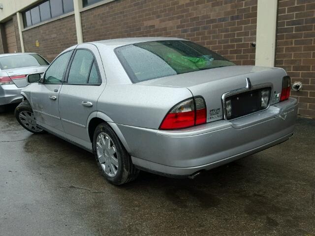 1LNHM87A24Y605564 - 2004 LINCOLN LS SILVER photo 3