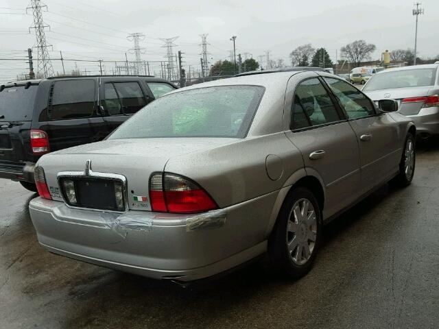 1LNHM87A24Y605564 - 2004 LINCOLN LS SILVER photo 4