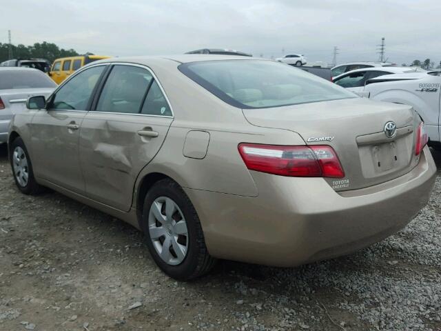 4T1BE46K67U573414 - 2007 TOYOTA CAMRY NEW GOLD photo 3