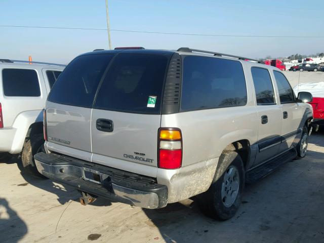 3GNEC16Z44G265828 - 2004 CHEVROLET SUBURBAN C TAN photo 4