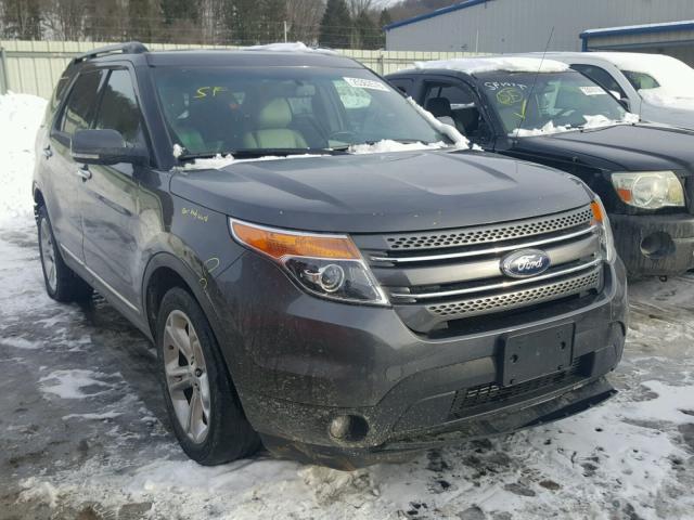 1FM5K8F80FGA16268 - 2015 FORD EXPLORER L GRAY photo 1