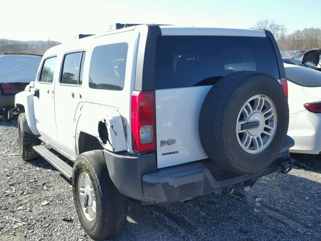 5GTDN136568116533 - 2006 HUMMER H3 WHITE photo 3