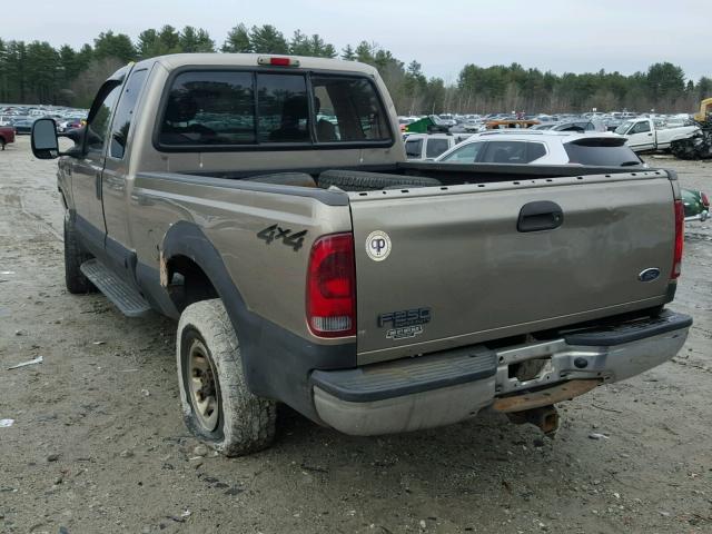 1FTNX21L12EA47520 - 2002 FORD F250 SUPER TAN photo 3