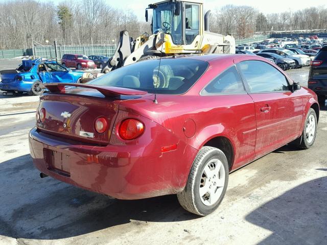 1G1AL18F987267658 - 2008 CHEVROLET COBALT LT MAROON photo 4