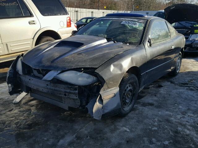 1G2JB12F747142479 - 2004 PONTIAC SUNFIRE BLACK photo 2