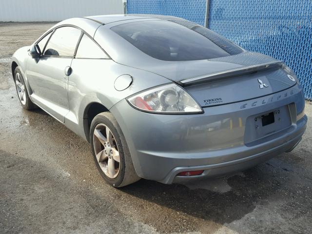 4A3AK24F09E030668 - 2009 MITSUBISHI ECLIPSE GS GRAY photo 3