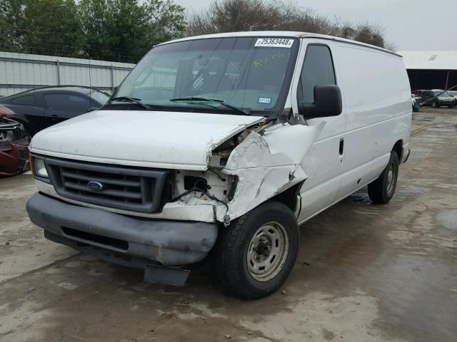 1FTRE14W36HA38796 - 2006 FORD ECONOLINE WHITE photo 2