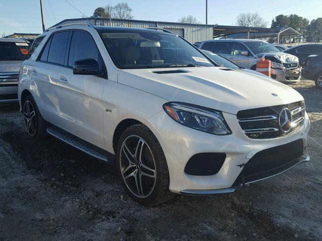 4JGDA6EB4HA948611 - 2017 MERCEDES-BENZ GLE 43 AMG WHITE photo 1