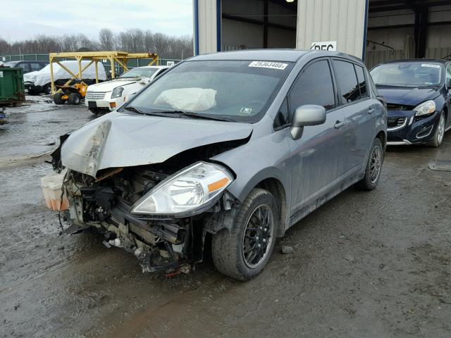 3N1BC1CP1AL460094 - 2010 NISSAN VERSA S GRAY photo 2