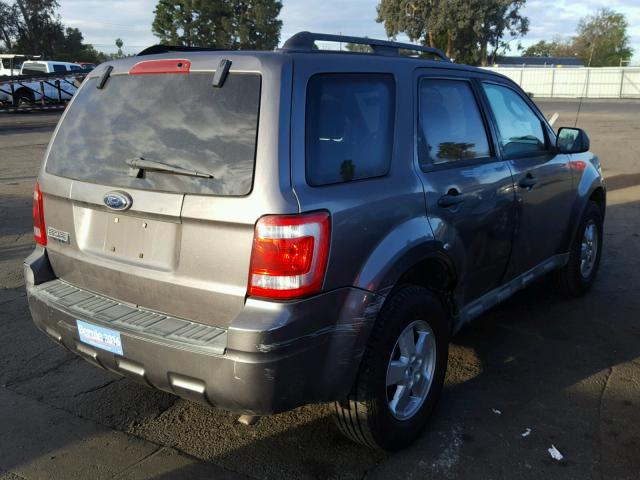 1FMCU03G19KC46532 - 2009 FORD ESCAPE XLT GRAY photo 4