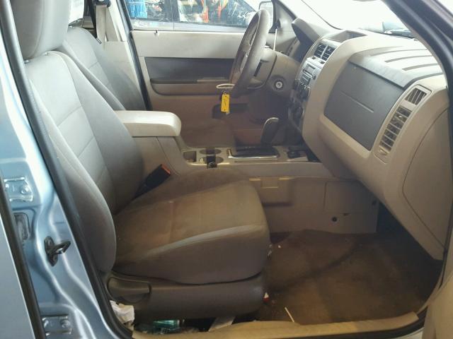 1FMCU49379KA28946 - 2009 FORD ESCAPE HYB BLUE photo 5