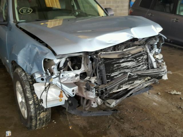 1FMCU49379KA28946 - 2009 FORD ESCAPE HYB BLUE photo 9