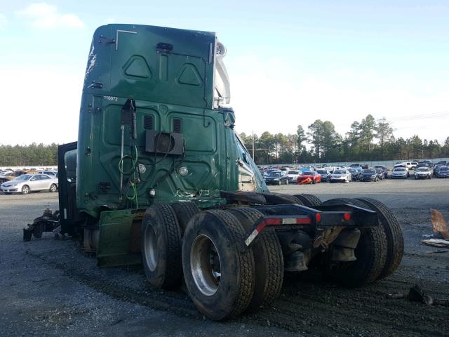 1FUJGLD52FLGM9566 - 2015 FREIGHTLINER CASCADIA 1 GREEN photo 3