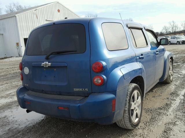 3GNCA13B29S576795 - 2009 CHEVROLET HHR LS BLUE photo 4