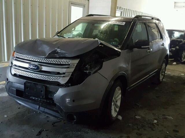 1FM5K8D82DGC96162 - 2013 FORD EXPLORER X CHARCOAL photo 2