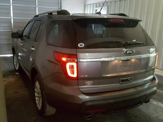 1FM5K8D82DGC96162 - 2013 FORD EXPLORER X CHARCOAL photo 3