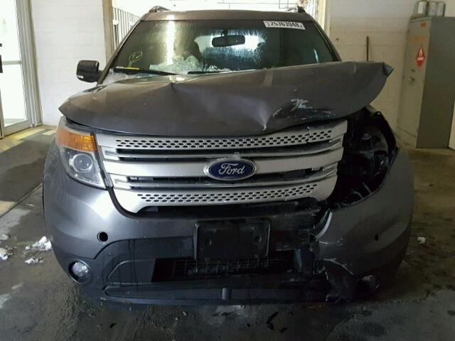 1FM5K8D82DGC96162 - 2013 FORD EXPLORER X CHARCOAL photo 7