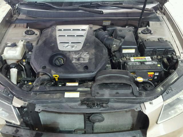 5NPEU46F96H007926 - 2006 HYUNDAI SONATA GLS GOLD photo 7