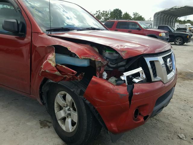 1N6AD0FR5CC447017 - 2012 NISSAN FRONTIER S RED photo 9