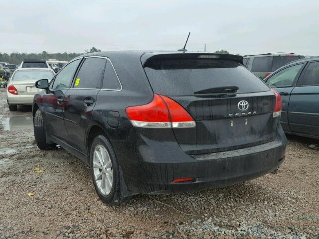 4T3ZE11A39U004137 - 2009 TOYOTA VENZA BASE BLACK photo 3