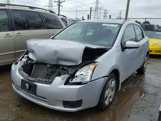 3N1AB61E17L627317 - 2007 NISSAN SENTRA 2.0 SILVER photo 2