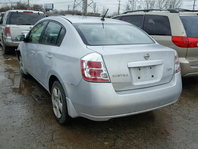 3N1AB61E17L627317 - 2007 NISSAN SENTRA 2.0 SILVER photo 3