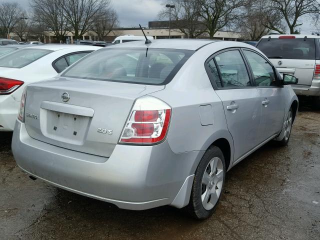 3N1AB61E17L627317 - 2007 NISSAN SENTRA 2.0 SILVER photo 4