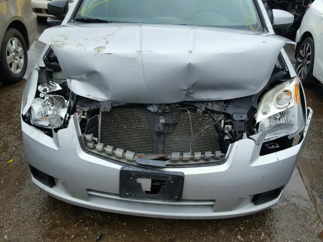 3N1AB61E17L627317 - 2007 NISSAN SENTRA 2.0 SILVER photo 9