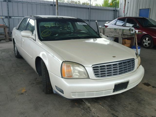 1G6KD54Y4YU302070 - 2000 CADILLAC DEVILLE WHITE photo 1