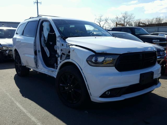 1C4RDJDG9HC883986 - 2017 DODGE DURANGO GT WHITE photo 1