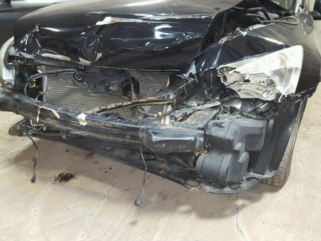 1HGCM66355A004635 - 2005 HONDA ACCORD LX BLACK photo 9