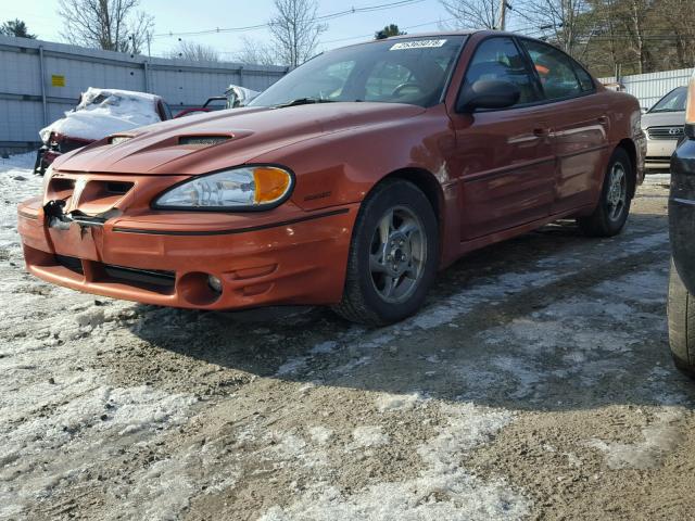 1G2NV52E34C155602 - 2004 PONTIAC GRAND AM G ORANGE photo 2