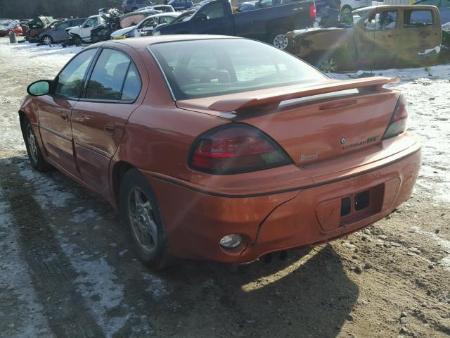 1G2NV52E34C155602 - 2004 PONTIAC GRAND AM G ORANGE photo 3