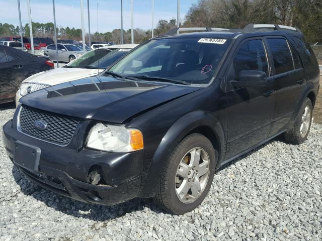 1FMDK03187GA08487 - 2007 FORD FREESTYLE BLACK photo 2